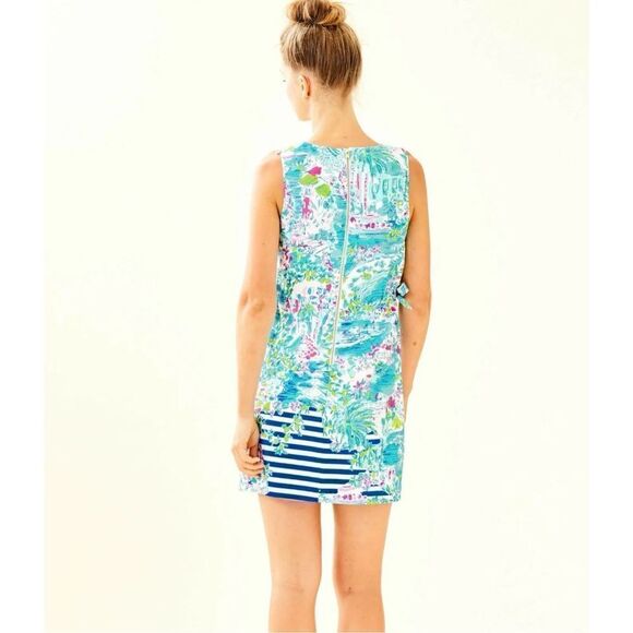 Lilly Pulitzer Marli Postcards From Positano Engineered Stretch Crepe Dress - Picture 11 of 13